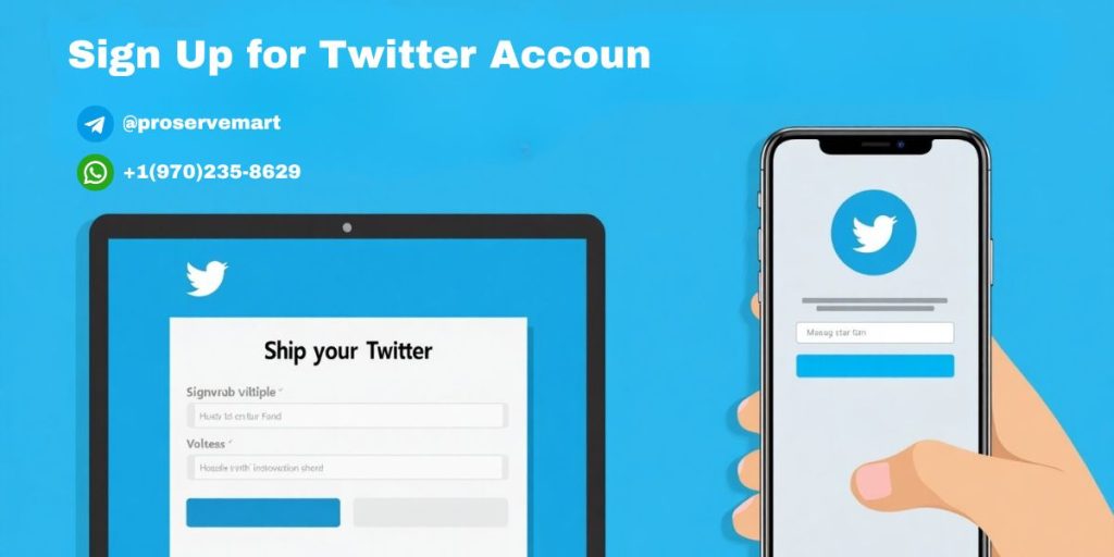 Sign up for Twitter Account